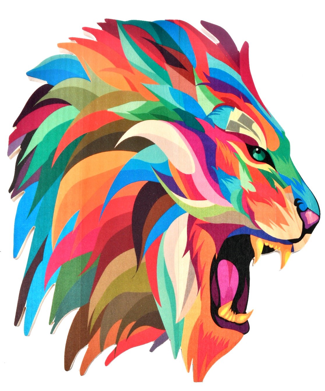 Dekoracja ścienna obraz lew