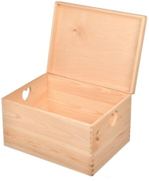 Skrzynka drewniana z pokrywą 40x30x23cm