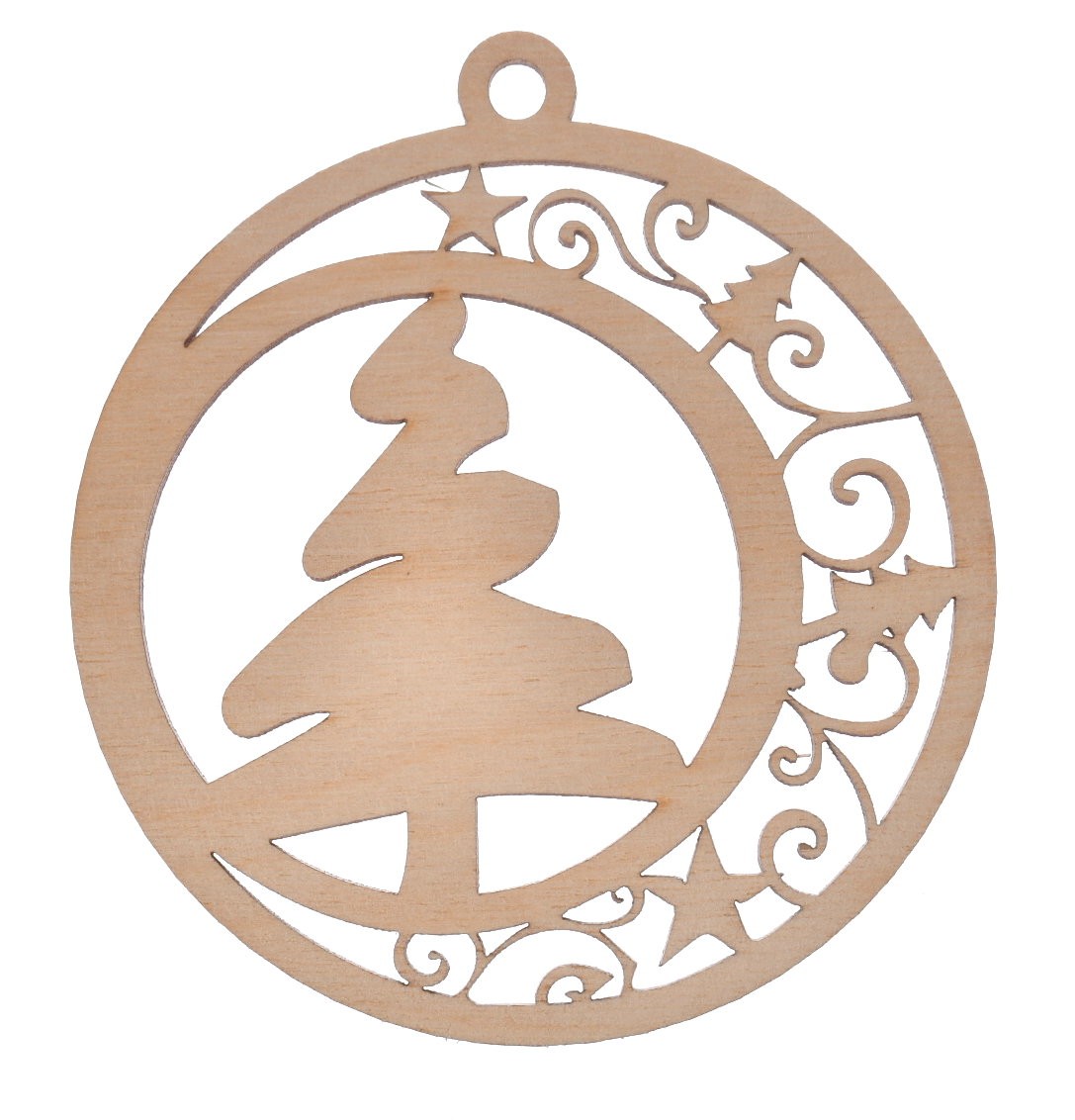 Zawieszka drewniana na choinkę