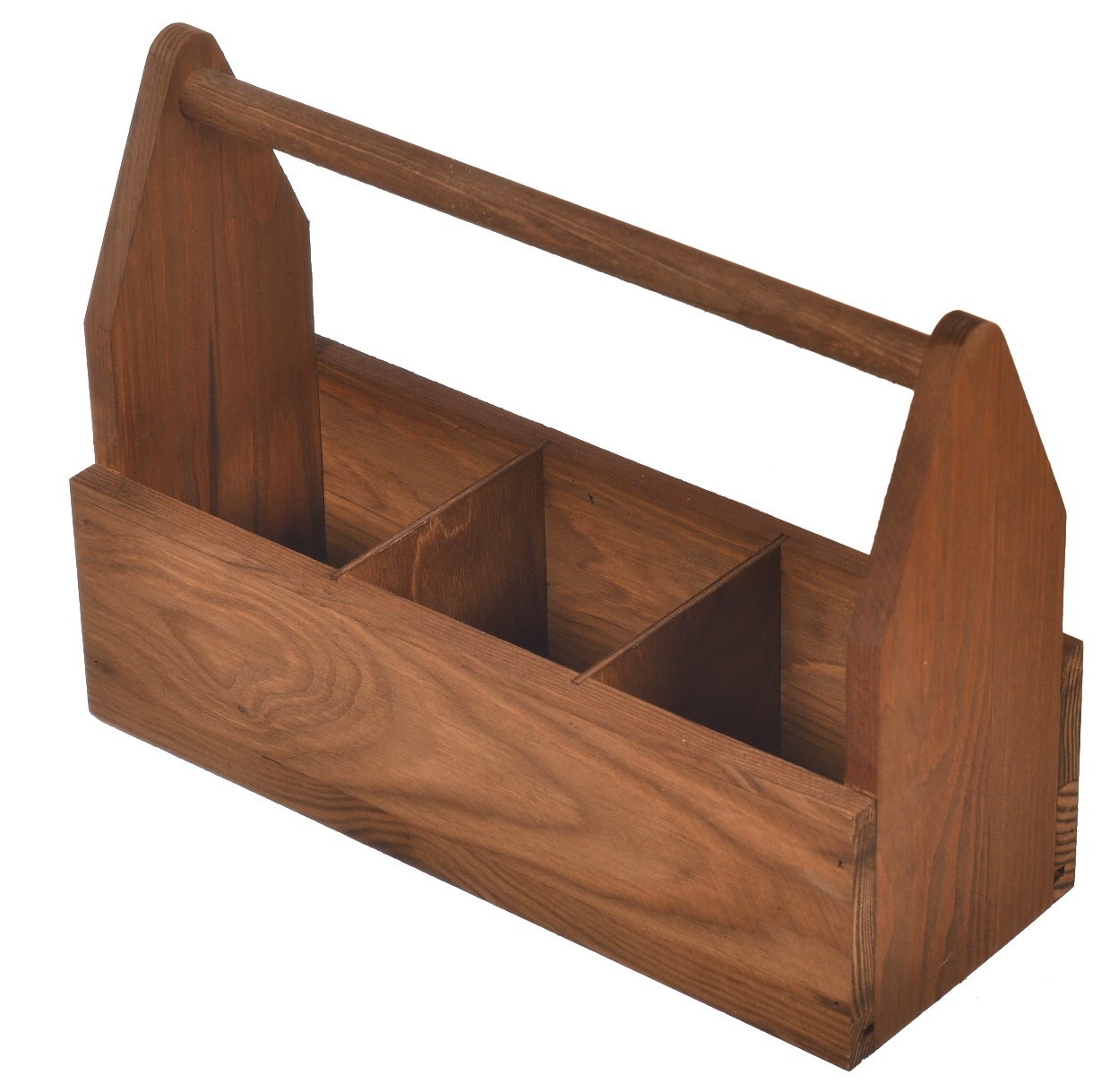 Drewniany organizer na kredki i przybory