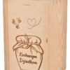 Drewniane nosiło na słoik miodu | personalizowany prezent