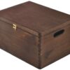 Skrzynia drewniana pudełko z pokrywą 40x30x23cm