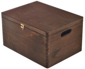 Skrzynia drewniana pudełko z pokrywą 40x30x23cm