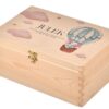 Pudełko drewniane na skarby dla dziecka Nadruk