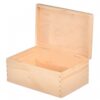 Pudełka drewniane z pokrywą 30x20x13cm pakiet 18sztuk