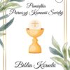 Pamiątka Pierwszej Komunii Świętej Biblia w pudełku drewnianym