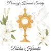 Pamiątka Pierwszej Komunii Świętej Biblia w pudełku drewnianym