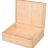 Pudełka drewniane z pokrywą 40x30x13cm pakiet 8 sztuk