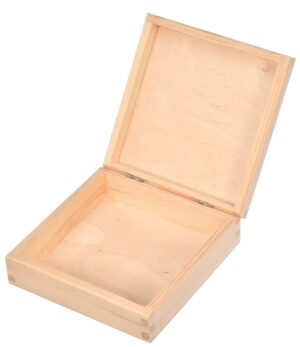 Pudełko drewniane do decoupage 16x16x5cm