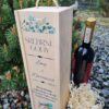 Jubileusz ślubu pudełko na wino personalizowane