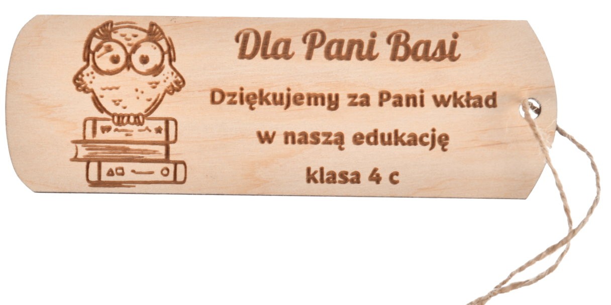 Prezent dla nauczyciela zakładka do książki