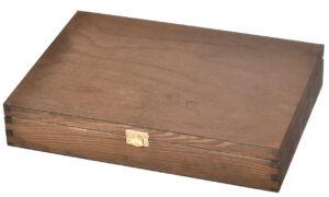 Eleganckie pudełko drewniane na kartki A4