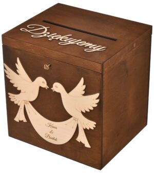 Pudełko na koperty życzenia ślub wesele