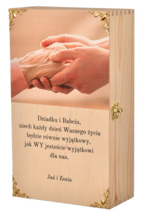 Prezent dla Babci i dla Dziadka | pudełko na prezenty
