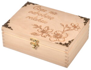 Wyjątkowy Prezent dla Babci – Eleganckie Pudełko na Herbatę