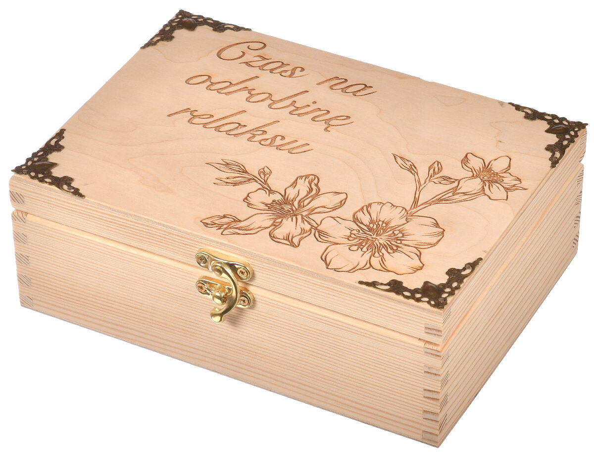 Wyjątkowy Prezent dla Babci – Eleganckie Pudełko na Herbatę