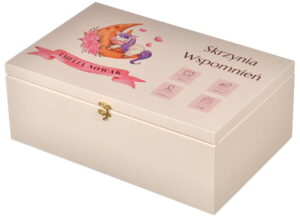 Personalizowane Drewniane Pudełko na Pamiątki dla Dziecka – Idealny Prezent