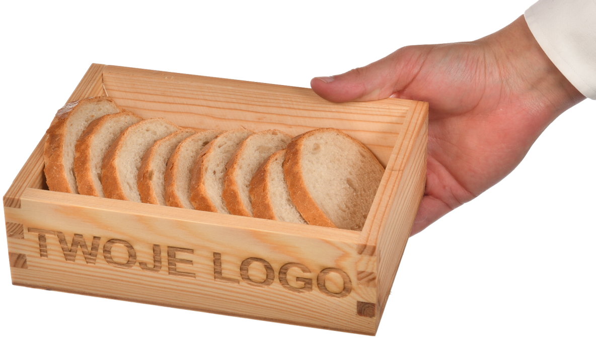 Funkcjonalny pojemnik na pieczywo z drewna – dla profesjonalnej gastronomii