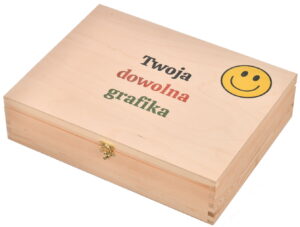 Pudełko drewniane personalizowane
