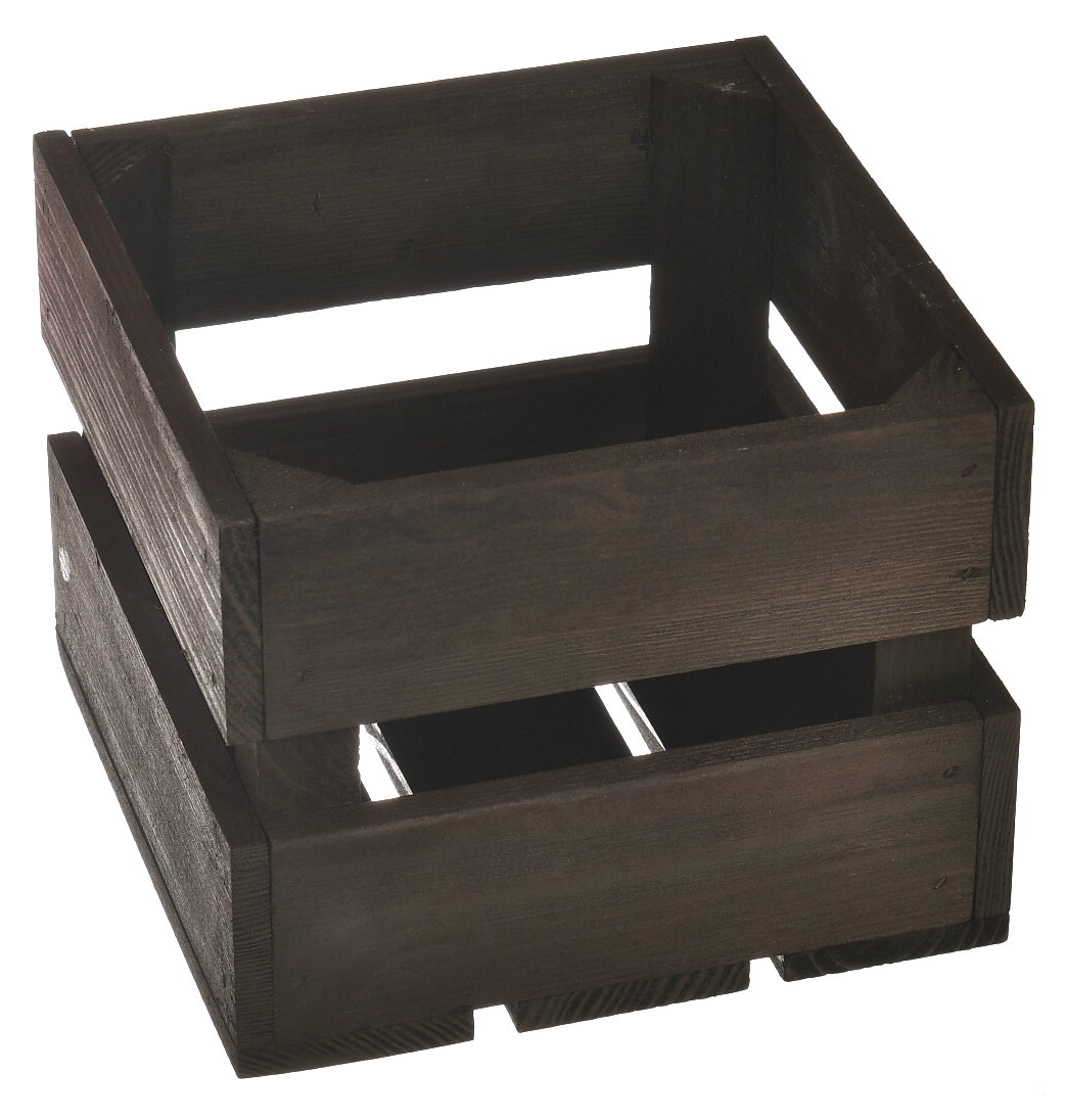 Skrzynka Drewniana Czarna – Na Prezent, Dekoracje, Przechowywanie