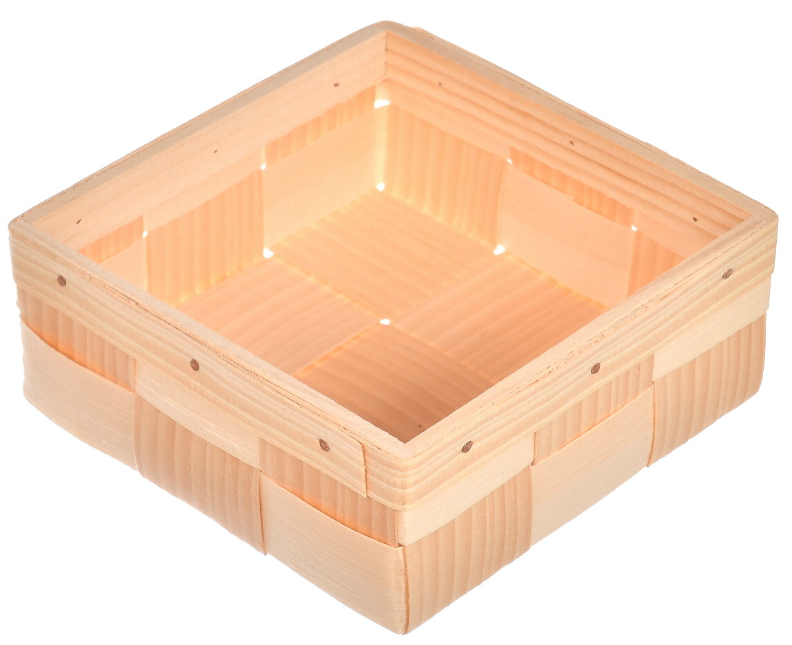 Ręcznie wykonany koszyczek z łuby – idealny na prezent 15x15cm