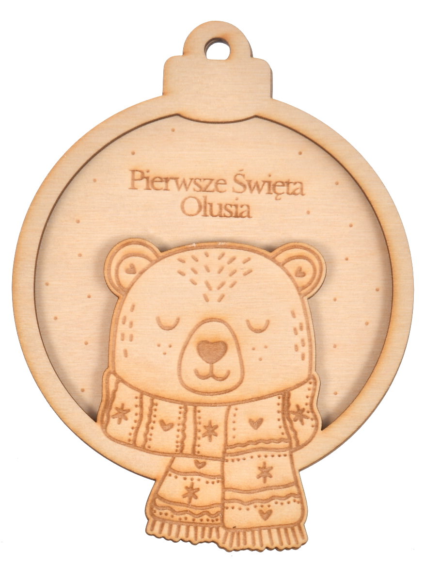 Bombka Personalizowana – Twoje Pierwsze Święta z Imieniem