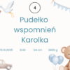 Pudełko Wspomnień z Metryczką – Prezent dla Chłopca