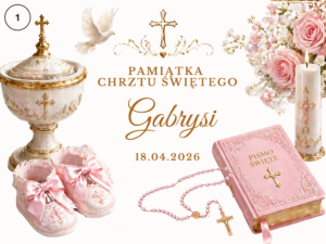 Prezent na Chrzest dla Dziewczynki