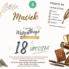 Skrzynka drewniana 40x30x13 na 18 urodziny z nadrukiem personalizowanym – prezent 18-stka-chłopak
