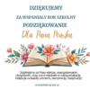 Personalizowane Pudełko dla Nauczyciela kwiaty i książka